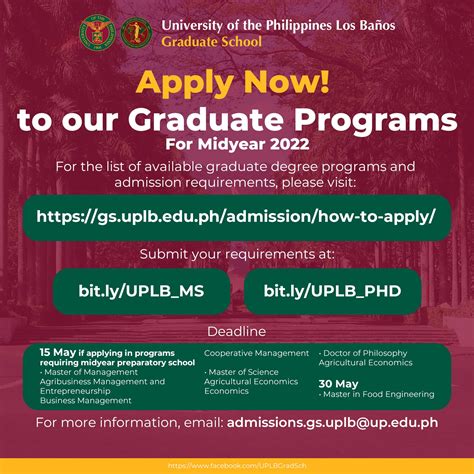 UPHB: Graduate Course S.Y. 2021.